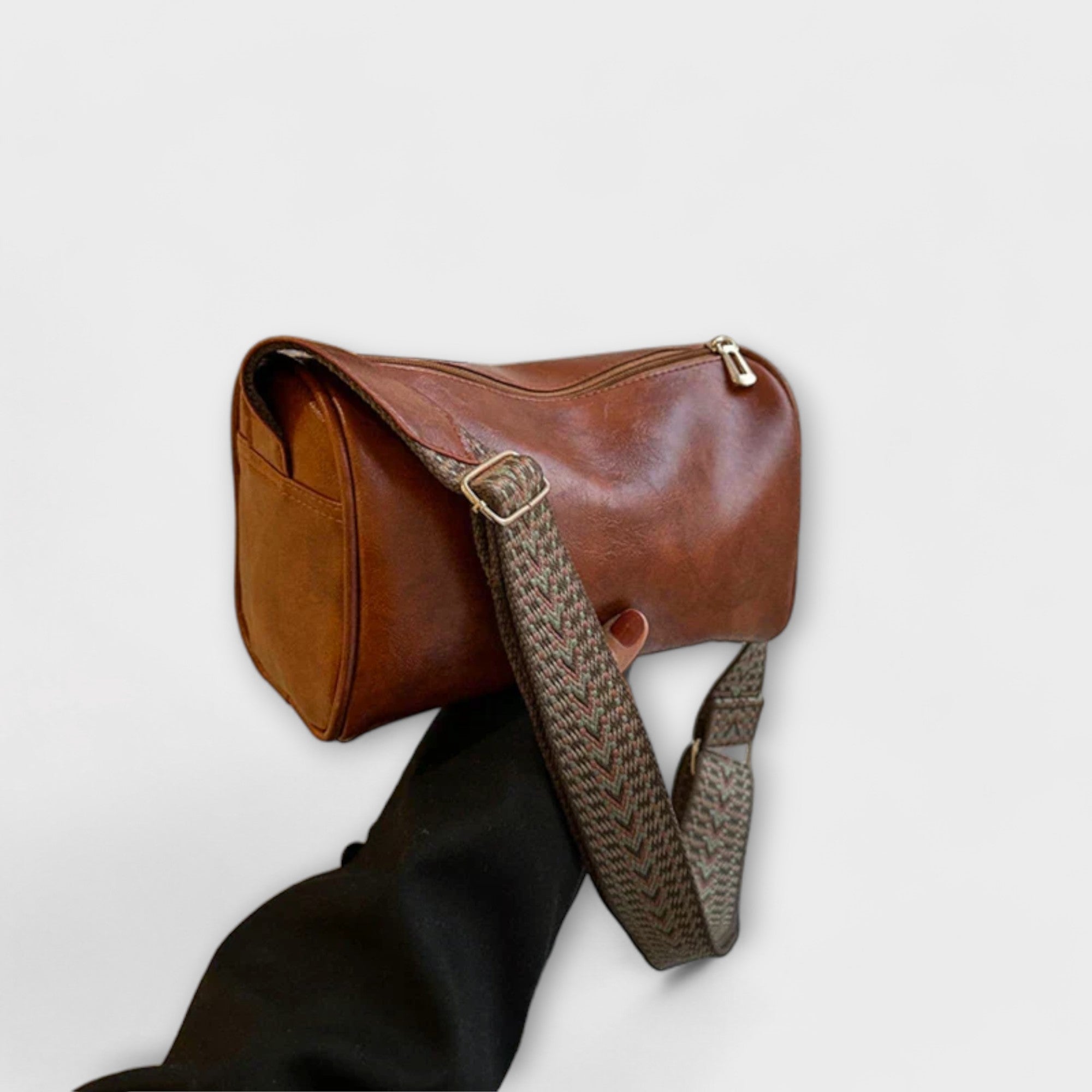 Marron / 24cm x 12cm x 15cm