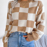 Faustine | Pull douillet à motifs