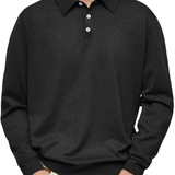 LONG SLEEVE POLO SHIRT FOR MEN