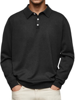 LONG SLEEVE POLO SHIRT FOR MEN