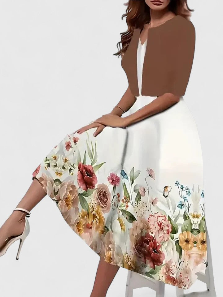 Chantal — Robe Midi Élégante