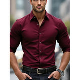 ELASTIC BUSINESS SHIRT FOR MEN