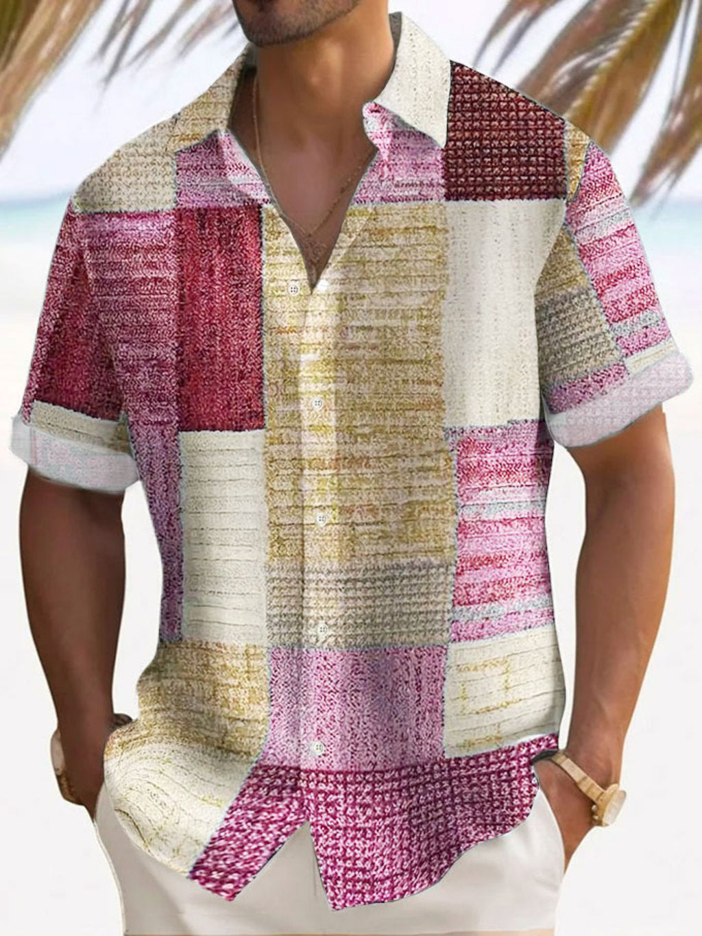 Afron | Casual shirt with button placket