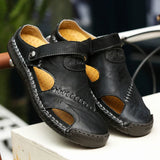 CLASSIC LEATHER SANDALS FOR MEN