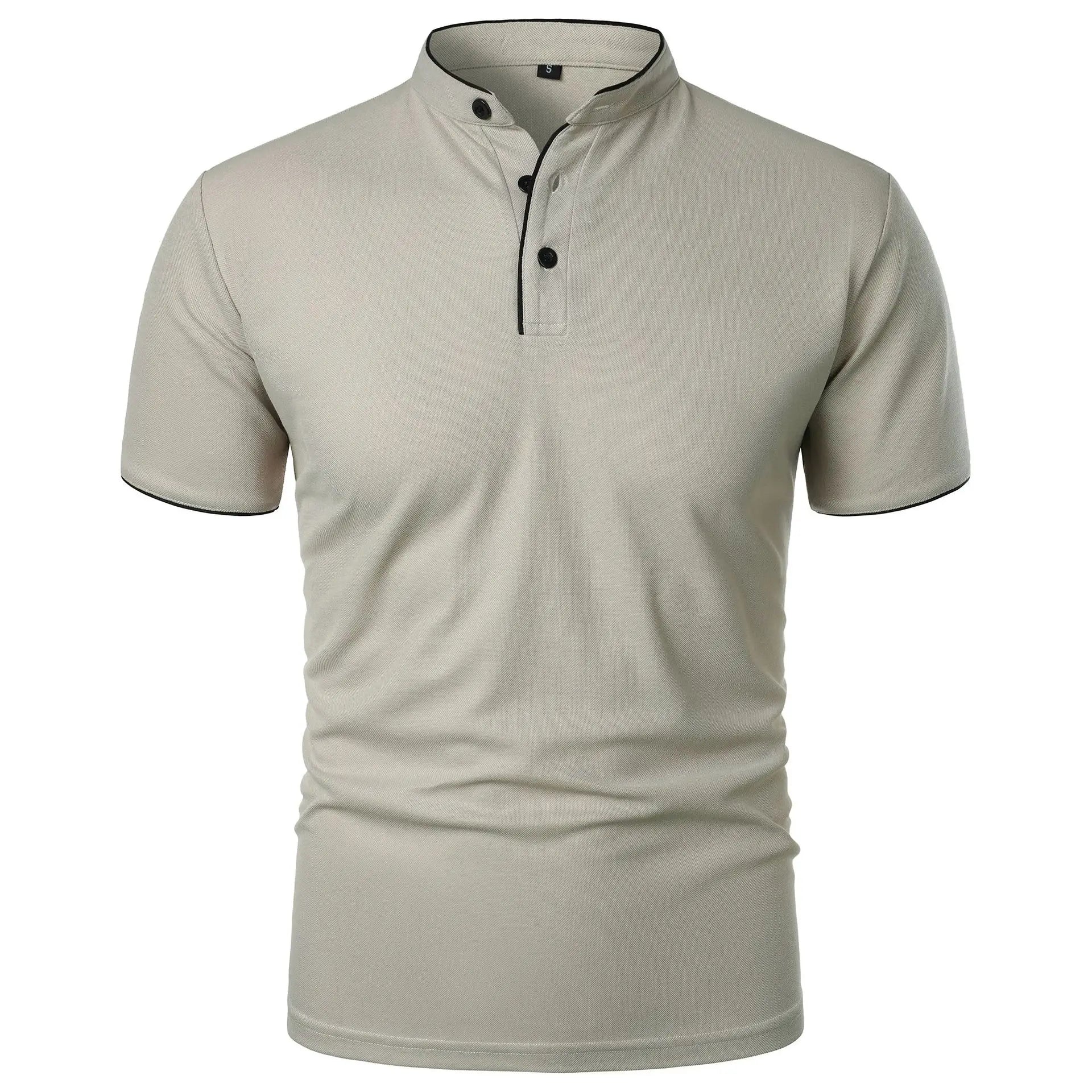 Felin | Elegant stand-up collar polo shirt