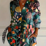 Astrid | Blouse à motifs colorés