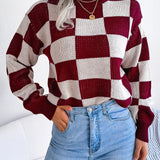 Faustine | Pull douillet à motifs