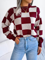 Faustine | Pull douillet à motifs