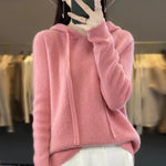 Laure | Pull à capuche en maille douce