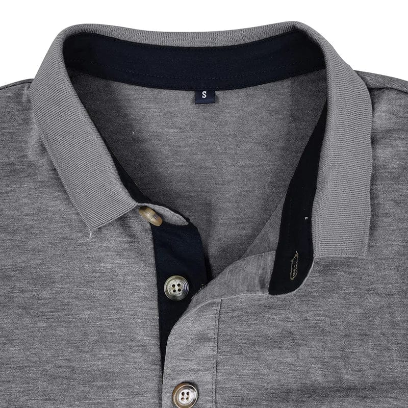 CLASSIC LONG SLEEVE POLO FOR MEN