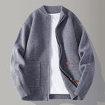 RIBBED KNIT JACKET FOR MEN