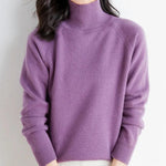 Zoé | Pull en maille fine à petit col montant