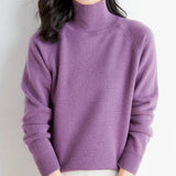 Zoé | Pull en maille fine à petit col montant