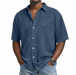 ACID WASH COTTON SHIRT FOR MEN