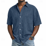 ACID WASH COTTON SHIRT FOR MEN