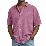 ACID WASH COTTON SHIRT FOR MEN