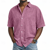 ACID WASH COTTON SHIRT FOR MEN