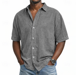 ACID WASH COTTON SHIRT FOR MEN