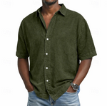 ACID WASH COTTON SHIRT FOR MEN