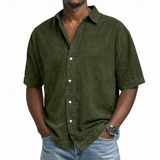 ACID WASH COTTON SHIRT FOR MEN