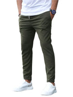 STRETCH COTTON TROUSERS FOR MEN