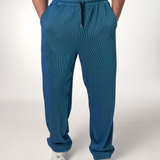DRAWSTRING STRIPE TROUSERS FOR MEN