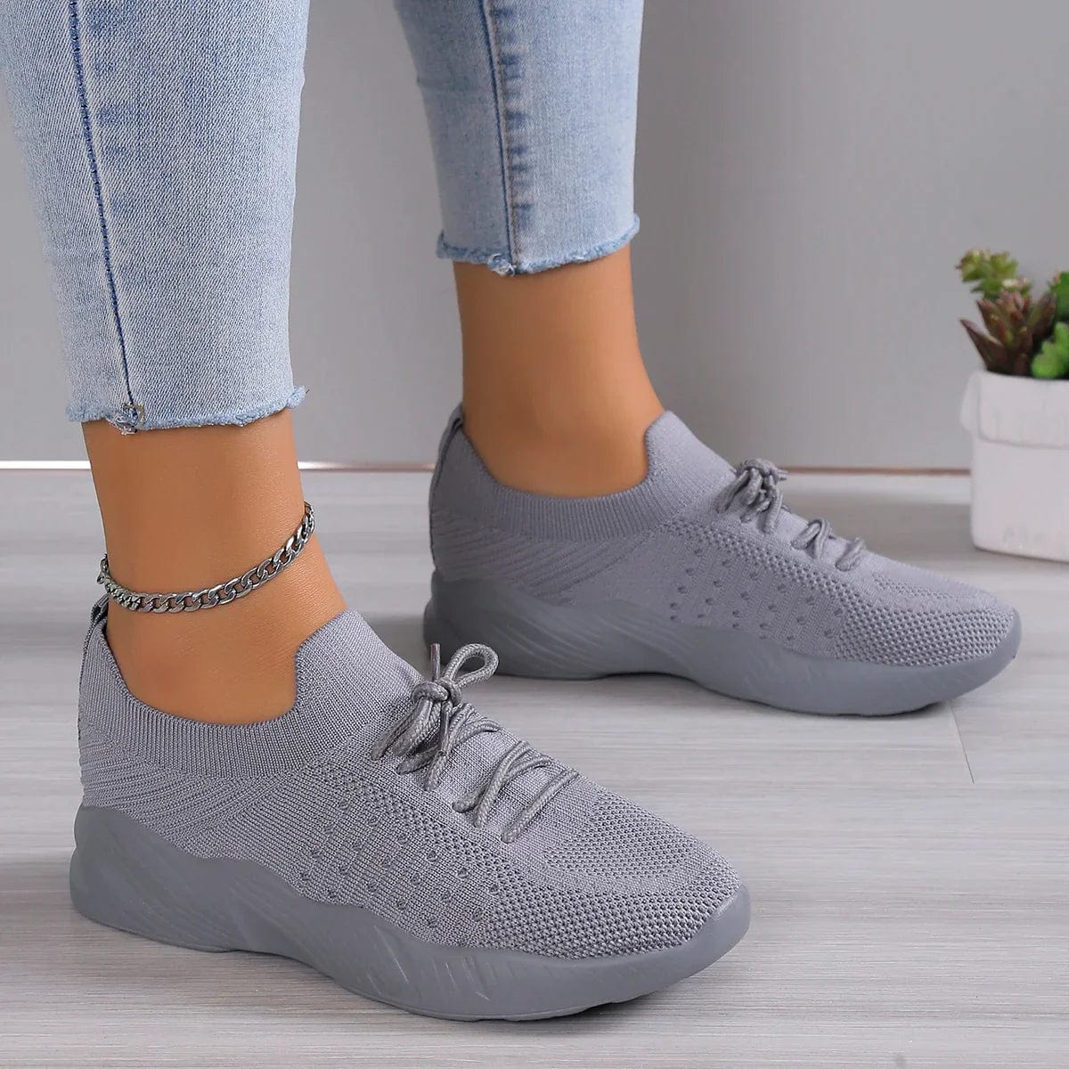 Cecily™ Orthopedic Shoes Argent, photo studio