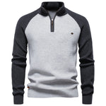 ZIPPERED PULLOVER FOR MEN