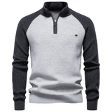 ZIPPERED PULLOVER FOR MEN