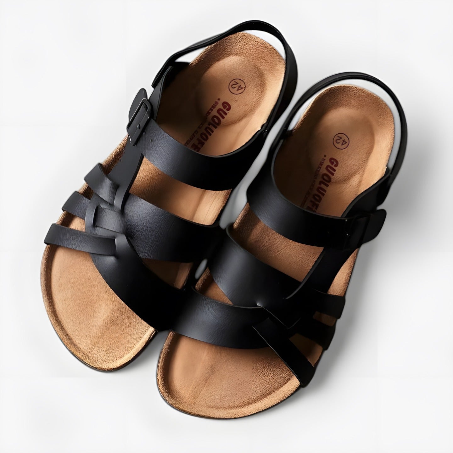 Blanche | Sandales élégantes orthopédiques femme Noir