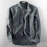 Chemise Hiro — en lin et coton