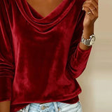 Cécile | Blouse chic à drapé