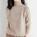 Zoé | Pull en maille fine à petit col montant