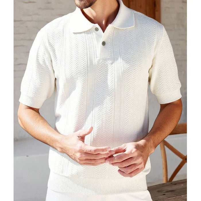 Men's Lightweight Breathable Knit Polo