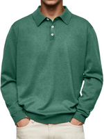 LONG SLEEVE POLO SHIRT FOR MEN