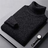 ROLLED COLLAR PULLOVER FOR MEN