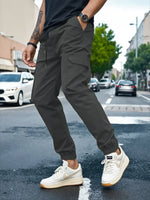 SLIM CARGO TROUSERS FOR MEN
