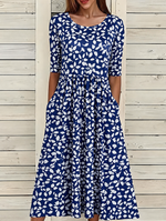 Romane | Robe décontractée à motif fleuri