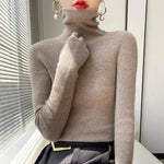 Pauline | Pull à col roulé en maille fine