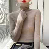 Pauline | Pull à col roulé en maille fine