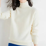 Zoé | Pull en maille fine à petit col montant