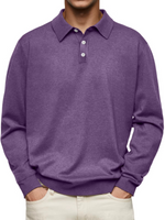 LONG SLEEVE POLO SHIRT FOR MEN