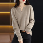 Eugénie | Pull douillet à col V