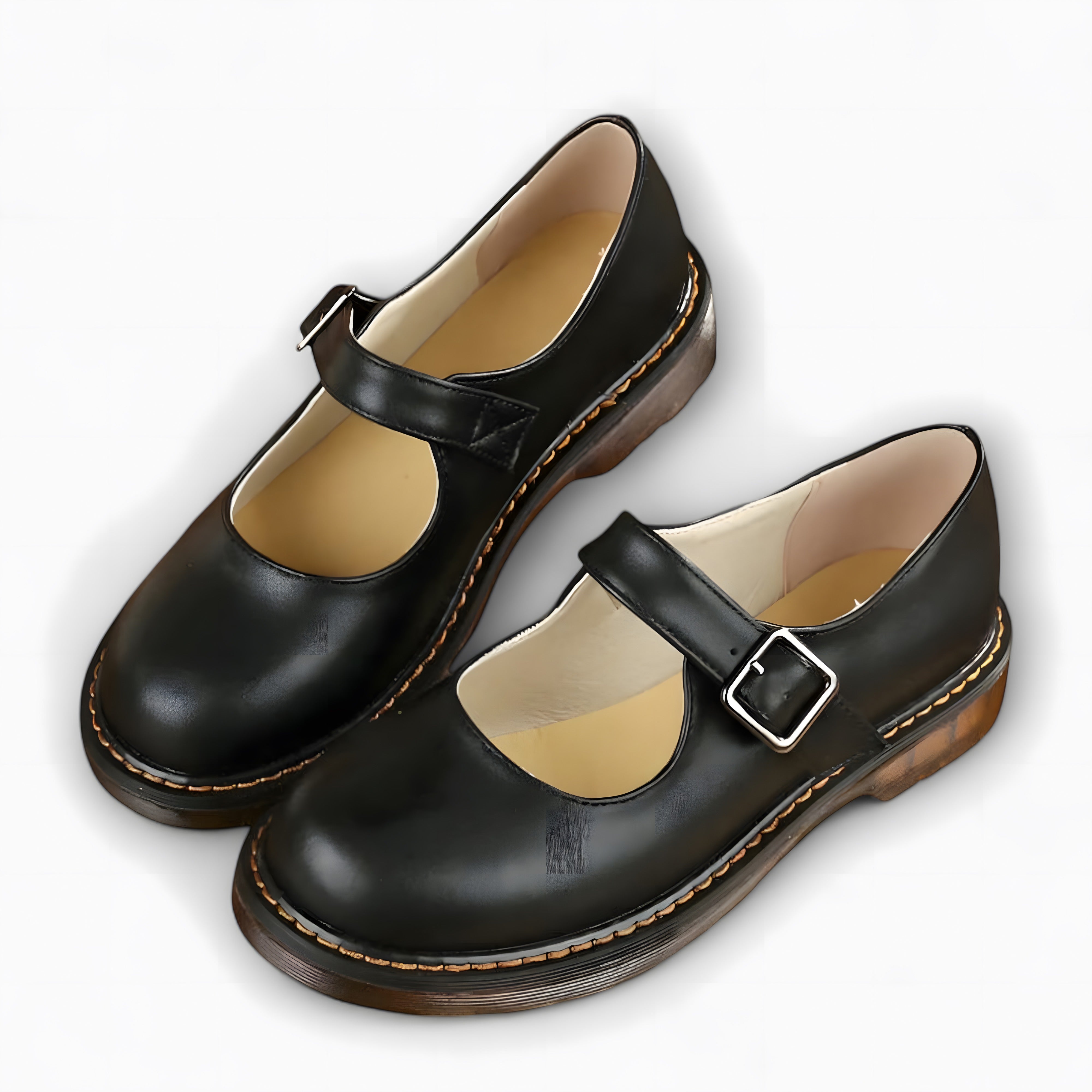 Claire | Chaussures à brides orthopédiques femme Noir