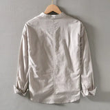 MINIMALIST LINEN SHIRT FOR MEN