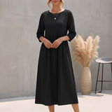 Fanny | Robe midi d'été fluide