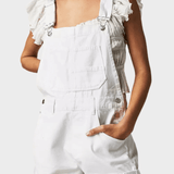 Short Salopette en Jean Vintage