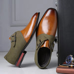 DOUBLE BUCKLE LOAFERS FOR MEN