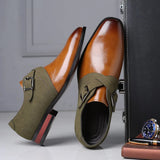DOUBLE BUCKLE LOAFERS FOR MEN