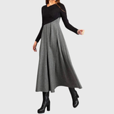 Jeanne — Robe Maxi Élégante à Manches Longues